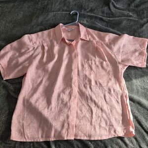Vintage Pink Short Sleeve Shirt